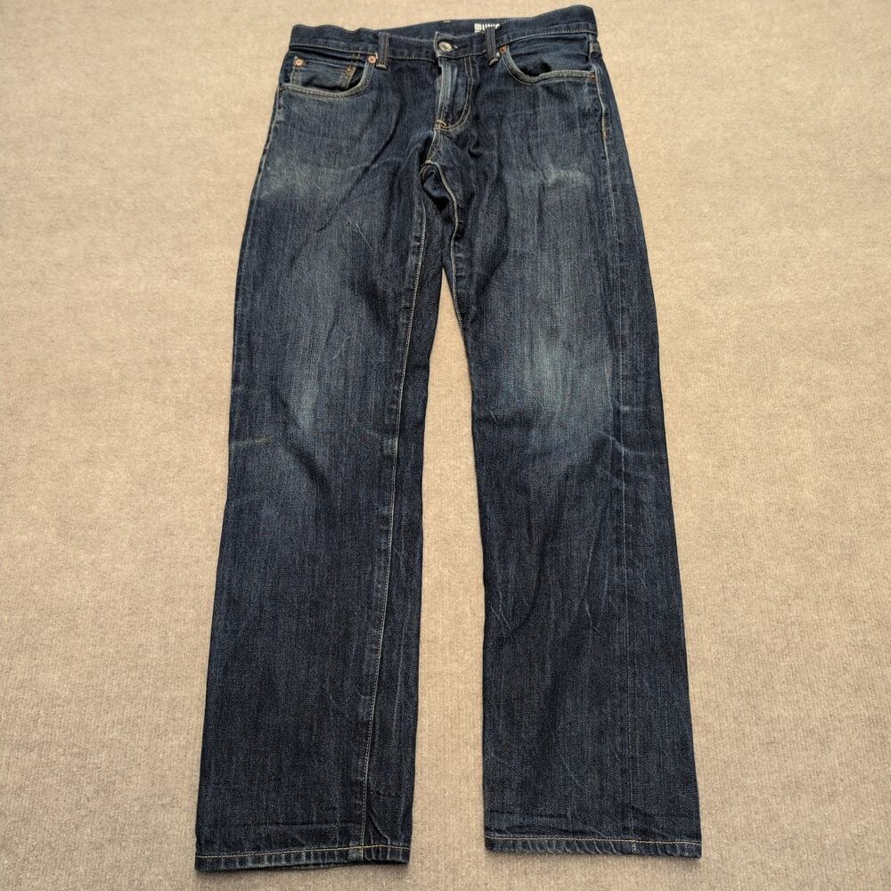 Uniqlo Men's Selvedge Jeans Size 30x30 Blue Denim Slim Straight